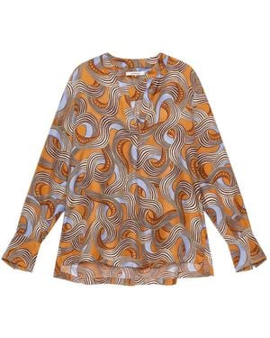 Maliparmi V-Neck Shirt - Brown