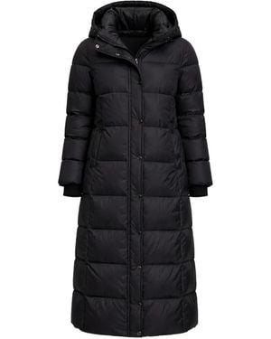 Betty Barclay Hooded Quilted Coat - Black