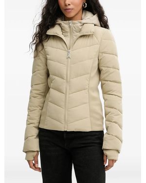 Patrizia Pepe Hooded Padded Jacket - Natural