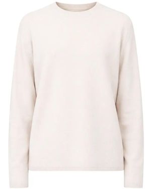 Hannes Roether Pullover mit Rundhalsausschnitt - Weiß