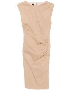 Pinko Alissa Ruched Mini Dress - White