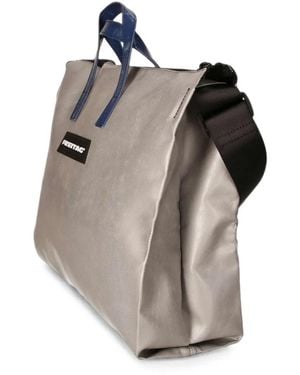 Freitag Porte-Documents Tilda À Patch Logo - Grey