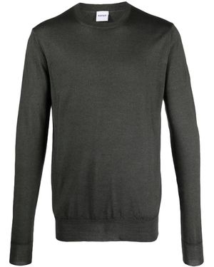 Aspesi Crew Neck Mélange-Effect Jumper - Grey