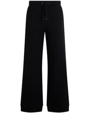 Moorer Pantalon De Jogging Ample Tissaias-Th1 À Lien De Resserrage - Black