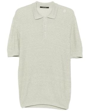 Tagliatore Polo Texturé En Maille - White