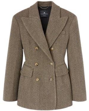 Ermanno Scervino Double-Breasted Blazer - Grey