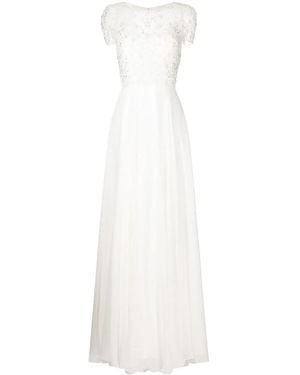 Jenny Packham Albertine Crystal-Embellished Gown - White
