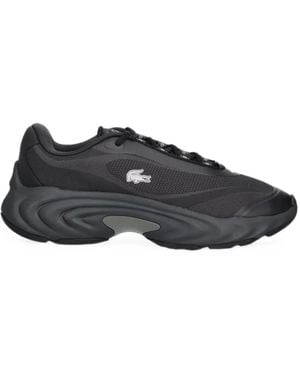 Lacoste Spinor Hybrid Mesh-Panelled Chunky Sneakers - Black