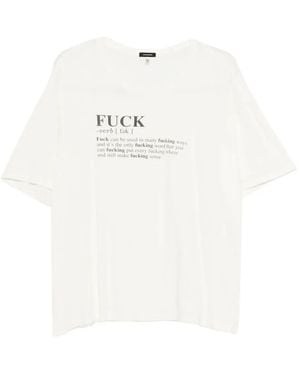R13 プリント Tシャツ - ホワイト