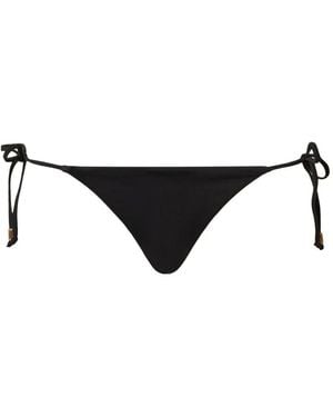 Twinset Bragas De Bikini Con Cierre De Encaje - Negro