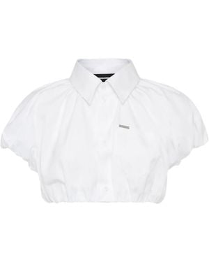 DSquared² Cropped Shirt - White