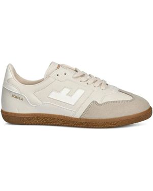 Flamingos Logo-Detail Suede Trainers - White