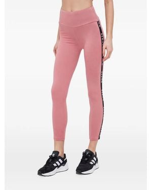 Guess Tape Detail Leggings - Pink
