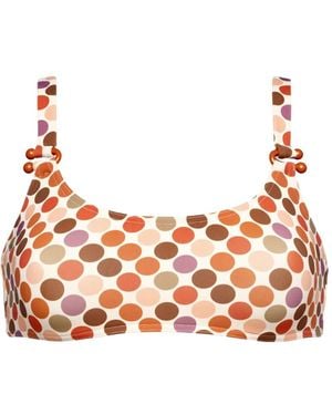 Eres Magical Polka-Dot Bikini Top - Pink