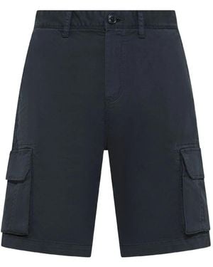 Sun 68 Short Cargo À Logo Brodé - Blue