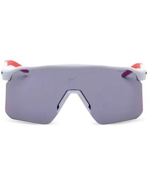 Nike Expedition Shield Oversized-Frame Sunglasses - Purple