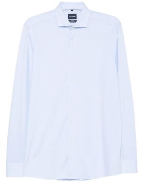 Olymp Spread-Collar Long-Sleeve Shirt - White