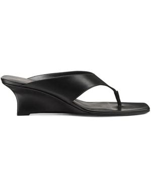 Stuart Weitzman Vinnie Wedge Sandals - White