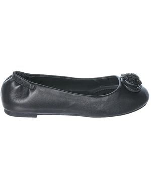 Kurt Geiger Chelsea Eagle-Plaque Ballet Flats - Grey