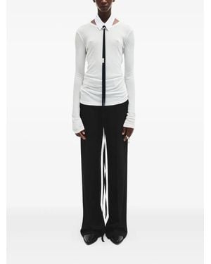 Ann Demeulemeester Adela Hemdkragen - Weiß