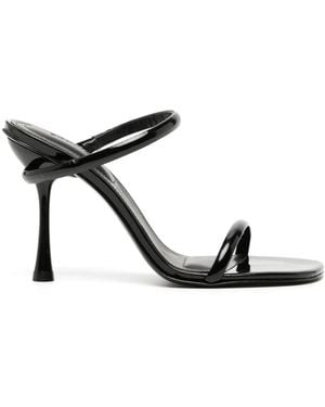 Jonathan Simkhai Siren 90Mm Leather Sandals - Black