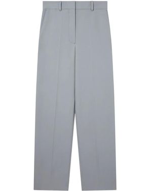 Stella McCartney Low-Rise Straight-Leg Trousers - Grey