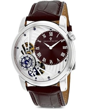 Christian Van Sant Sprocket 46Mm Watch - White