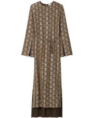Tory Burch Belted Lace Dress - Natural