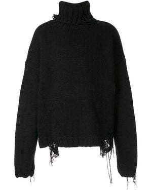 MASTERMIND WORLD Knitted Skull Sweater - Black