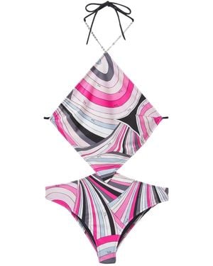 PUCCI Bañador con estampado Iride - Rosa