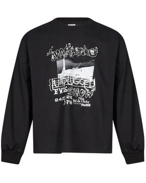 Magliano Unplugged Show Fw26 Paris Long-Sleeve T-Shirt - Black