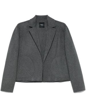 Theory Cropped Jacket - Grey