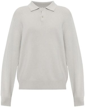 Lisa Yang Rufus Cashmere Polo Shirt - White