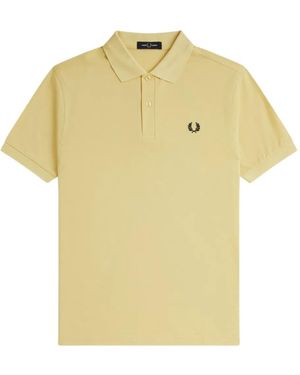Fred Perry Logo-Embroidered Polo Shirt - Yellow