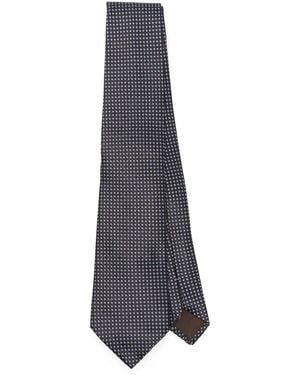 Canali Zijden Stropdas - Blauw