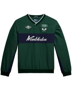 Polo Ralph Lauren X Wimbledon Logo-Appliqué Sweatshirt - Green