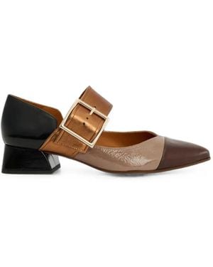 Chie Mihara Buckle-Fastening Pointed-Toe Pumps - White
