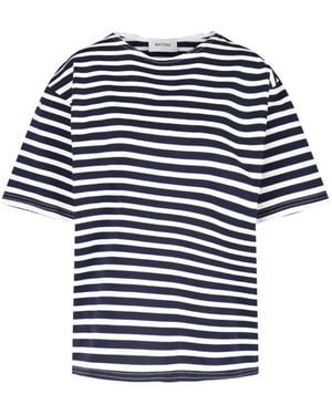Matteau Striped Short-Sleeve T-Shirt - Blue