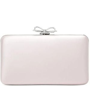 Self-Portrait Clutch Aus Satin - Pink