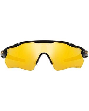 Oakley Radar Ev Path Logo-Detail Sunglasses - Yellow