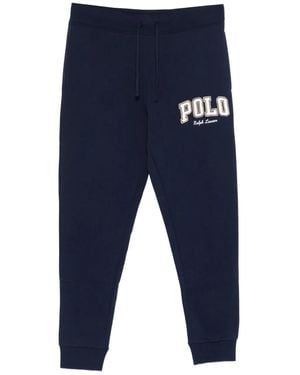 Polo Ralph Lauren Logo-Embroidered Joggers - Blue