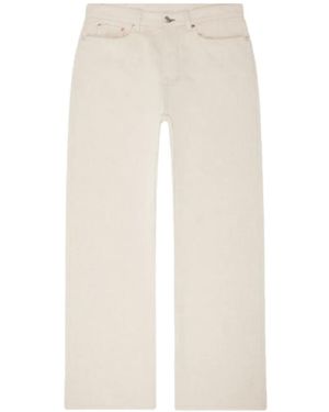 Paul Smith Cotton-Linen Twill Five-Pocket Trousers - White