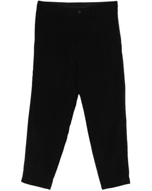 Yohji Yamamoto Buttoned Trousers - Black