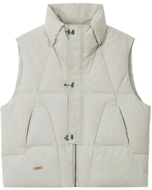 Izzue Gilet Matelassé À Fermeture Mousqueton - Gris