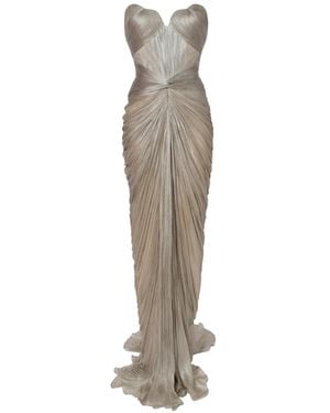 IRIS SERBAN Cleopatra Maxi Dress - Natural
