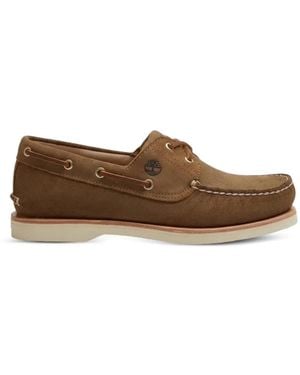 Timberland Hand-Stitched Loafers - Brown