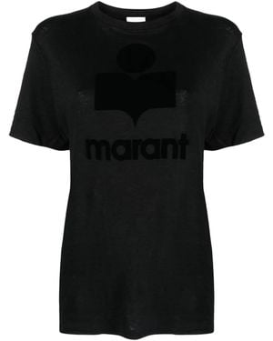 Isabel Marant Zewel ロゴ Tシャツ - ブラック