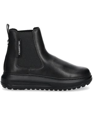 Karl Lagerfeld Kapri Lug Gore ブーツ - ブラック