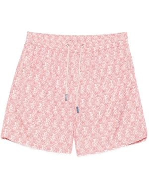 Fefe Bañador Con Coral Estampado - Rosa