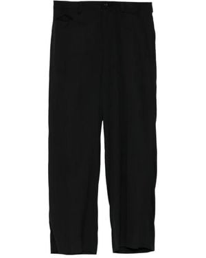 Undercover Striped Trousers - Black